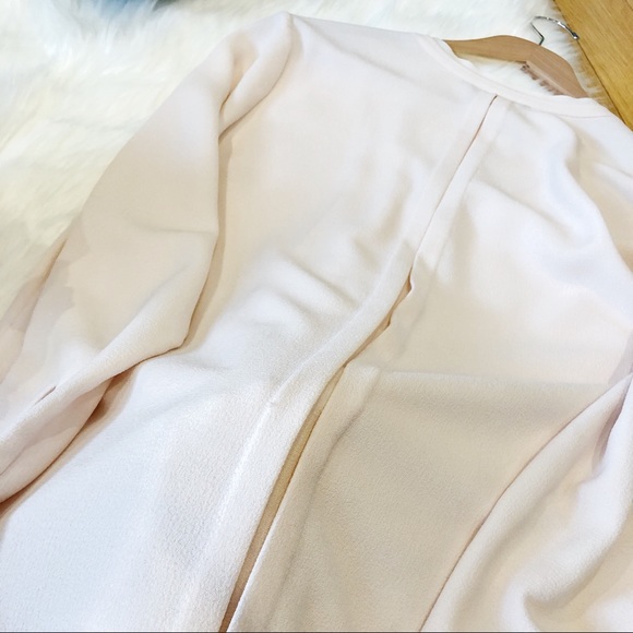 H&M Pale Nude Pink Blouse 10 - Picture 5 of 7